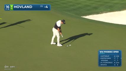 Viktor Hovland | Round 2 | 16th hole | Shot 3 | 2026 WM Phoenix Open