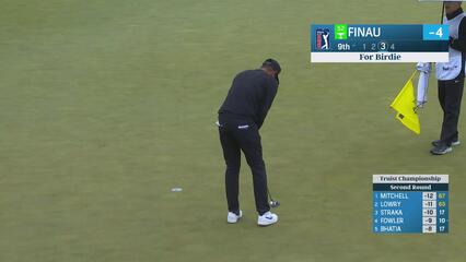 Tony Finau | Round 2 | 9th hole | Shot 3 | 2025 Truist Championship
