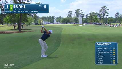 Sam Burns | Round 2 | 1st hole | Shot 2 | 2026 Texas Children's