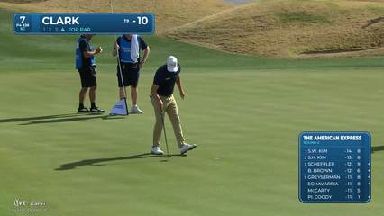 Wyndham Clark | Round 2 | 7th hole | Shot 4 | 2026 The American Express