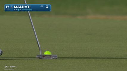 Peter Malnati | Round 2 | 4th hole | Shot 3 | 2025 WM Phoenix Open