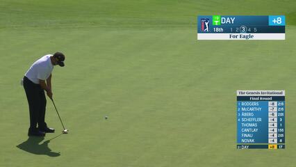 Jason Day | Round 4 | 18th hole | Shot 3 | 2025 Genesis