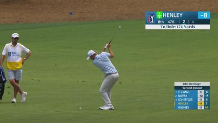 Russell Henley | Round 2 | 8th hole | Shot 2 | 2025 RBC Heritage