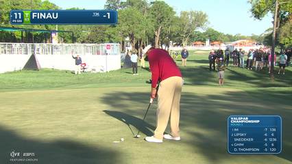 Tony Finau | Round 2 | 11th hole | Shot 4 | 2026 Valspar