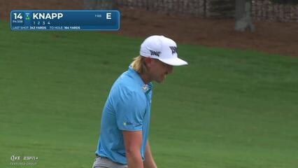 Jake Knapp | Round 1 | 14th hole | Shot 2 | 2025 Wyndham