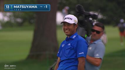 Hideki Matsuyama | Round 1 | 13th hole | Shot 2 | 2025 Rocket Classic