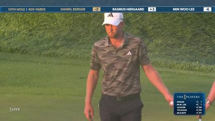 Daniel Berger | Round 2 | 10th hole | Shot 4 | 2025 THE PLAYERS