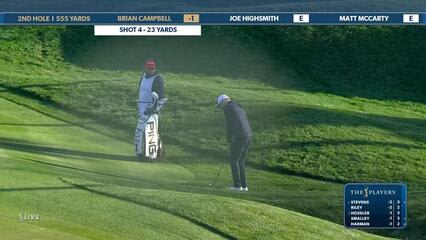 Brian Campbell | Round 1 | 2nd hole | Shot 4 | 2025 THE PLAYERS