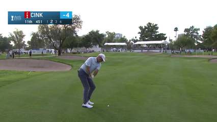 Stewart Cink | Round 1 | 11th hole | Shot 2 | 2025 Charles Schwab