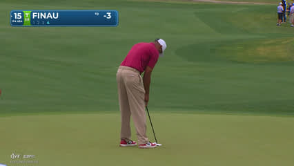 Tony Finau | Round 1 | 15th hole | Shot 4 | 2026 Valero