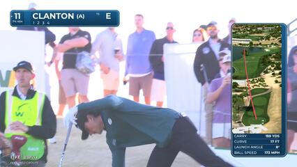 Luke Clanton | Round 1 | 11th hole | Shot 1 | 2025 WM Phoenix Open