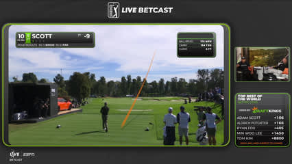 Adam Scott | Round 3 | 10th hole | Shot 1 | 2026 The Genesis