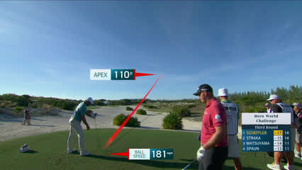 Scottie Scheffler | Round 3 | 15th hole | Shot 1 | 2025 Hero World Challenge