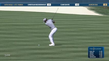 Aaron Rai | Round 2 | 14th hole | Shot 2 | 2025 THE PLAYERS