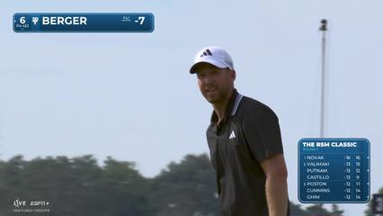 Daniel Berger | Round 2 | 6th hole | Shot 4 | 2025 The RSM Classic