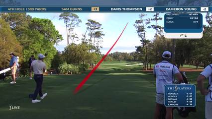 Sam Burns | Round 1 | 4th hole | Shot 1 | 2026 THE PLAYERS