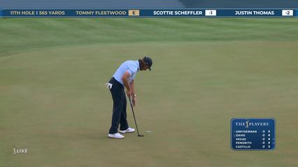 Tommy Fleetwood | Round 1 | 11th hole | Shot 5 | 2026 THE PLAYERS