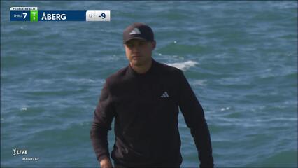 Ludvig Åberg | 2024 AT&T Pebble Beach | Round 2 | 7th hole | Shot 2