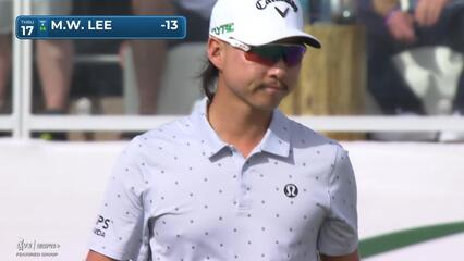 Min Woo Lee | Round 4 | 17th hole | Shot 4 | 2025 WM Phoenix Open