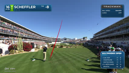 Scottie Scheffler | Round 3 | 16th hole | Shot 1 | 2026 WM Phoenix Open