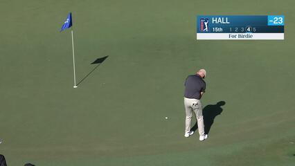 Harry Hall | Round 4 | 15th hole | Shot 4 | 2025 The Sentry