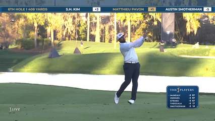 Matthieu Pavon | Round 1 | 6th hole | Shot 2 | 2026 THE PLAYERS