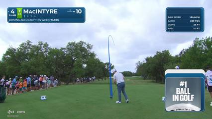 Robert MacIntyre | Round 2 | 4th hole | Shot 1 | 2026 Valero