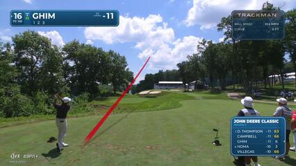 Doug Ghim | Round 2 | 16th hole | Shot 1 | 2025 John Deere