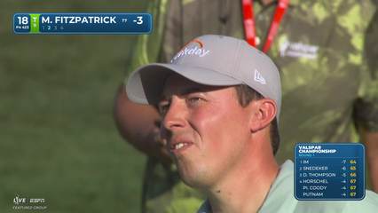 Matt Fitzpatrick | Round 1 | 18th hole | Shot 2 | 2026 Valspar