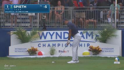 Jordan Spieth | Round 3 | 1st hole | Shot 1 | 2025 Wyndham