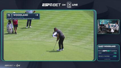 Gary Woodland | Round 1 | 15th hole | Shot 4 | 2025 Travelers