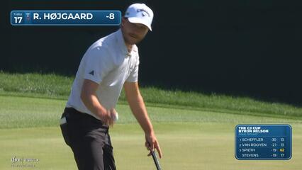 Rasmus Højgaard | Round 4 | 17th hole | Shot 3 | 2025 THE CJ CUP