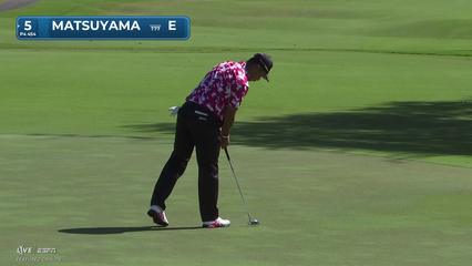 Hideki Matsuyama | Round 2 | 5th hole | Shot 5 | 2026 Sony Open