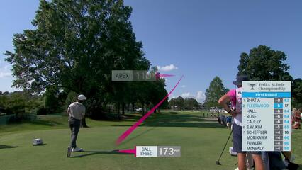 Tommy Fleetwood | Round 1 | 18th hole | Shot 1 | 2025 FedEx St. Jude