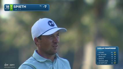 Jordan Spieth | Round 2 | 18th hole | Shot 2 | 2026 Cadillac