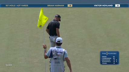Brian Harman | Round 4 | 1st hole | Shot 4 | 2026 THE PLAYERS