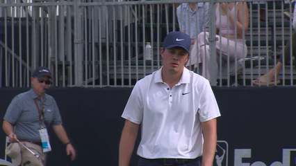 Davis Thompson | Round 2 | 9th hole | Shot 4 | 2025 The RSM Classic