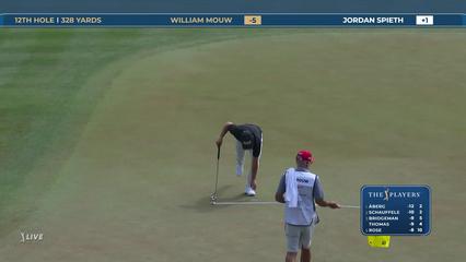 William Mouw | Round 3 | 12th hole | Shot 4 | 2026 THE PLAYERS