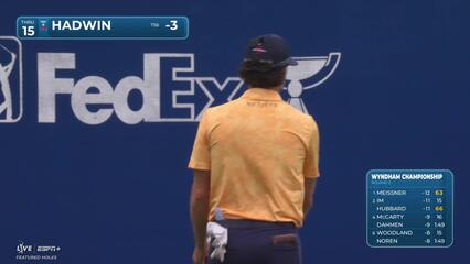 Adam Hadwin | Round 2 | 15th hole | Shot 4 | 2025 Wyndham