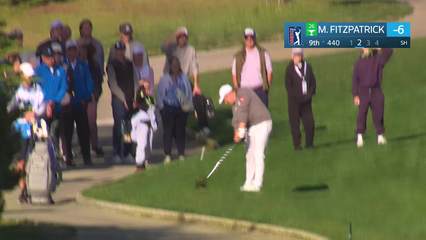 Matt Fitzpatrick | Round 1 | 9th hole | Shot 2 | 2026 AT&T Pebble Beach