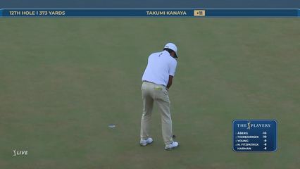 Takumi Kanaya | Round 4 | 12th hole | Shot 4 | 2026 THE PLAYERS