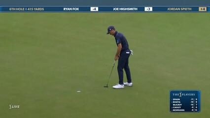 Jordan Spieth | Round 4 | 6th hole | Shot 4 | 2025 THE PLAYERS