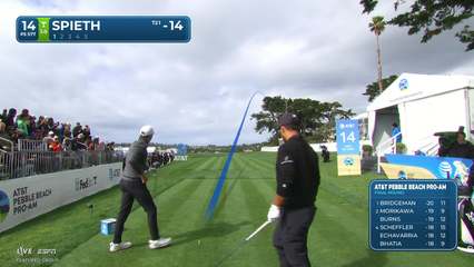 Jordan Spieth | Round 4 | 14th hole | Shot 1 | 2026 AT&T Pebble Beach