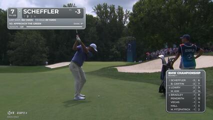 Scottie Scheffler | Round 1 | 7th hole | Shot 2 | 2025 BMW Championship