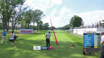 Min Woo Lee | Round 2 | 17th hole | Shot 1 | 2025 Rocket Classic
