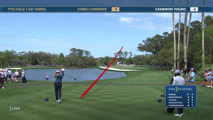 Corey Conners | Round 3 | 7th hole | Shot 1 | 2026 THE PLAYERS