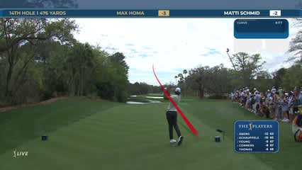 Max Homa | Round 3 | 14th hole | Shot 1 | 2026 THE PLAYERS