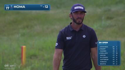 Max Homa | Round 4 | 17th hole | Shot 3 | 2025 3M Open