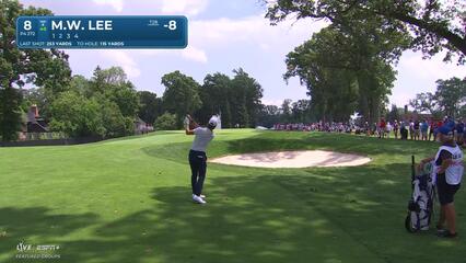 Min Woo Lee | Round 2 | 8th hole | Shot 2 | 2025 Rocket Classic
