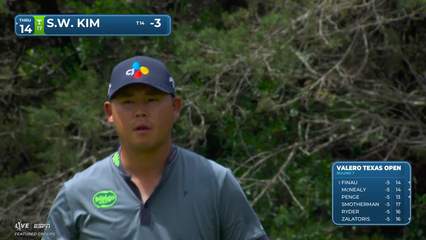 Si Woo Kim | Round 1 | 5th hole | Shot 4 | 2026 Valero
